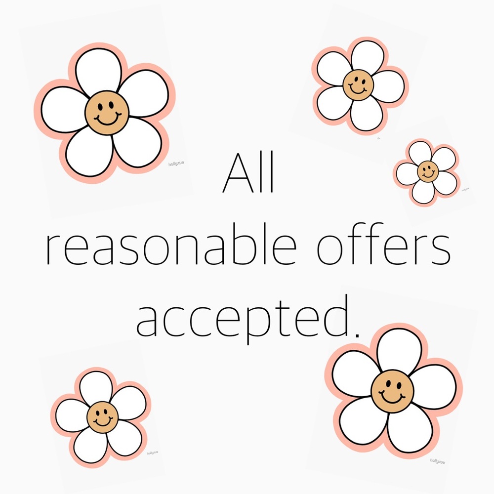 All REASONABLE OFFERS ACCEPTED!
